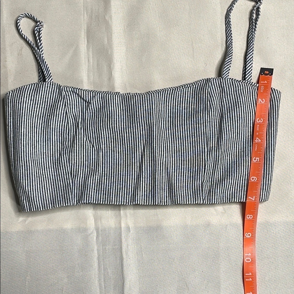 BRANDY MELVILLE Striped Black and White Women's Top - Picture 9 of 10